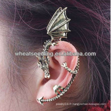 Boucles d&#39;oreilles à manchette à oreilles à oreilles Dragon Ear Clip Jewelry EC03